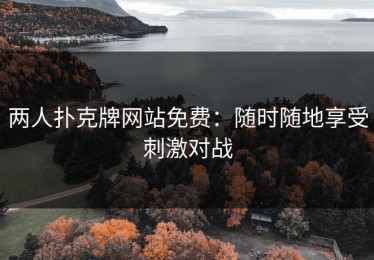 两人扑克牌网站免费：随时随地享受刺激对战