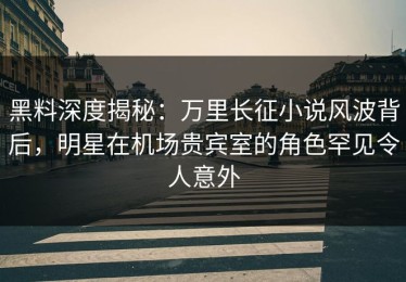 黑料深度揭秘：万里长征小说风波背后，明星在机场贵宾室的角色罕见令人意外